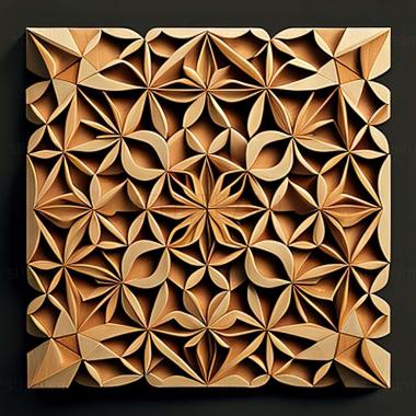 3D model geometric pattern (STL)